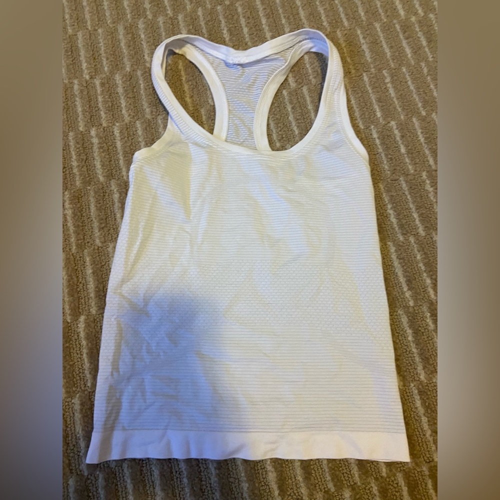 Lululemon white swiftly tech tank top